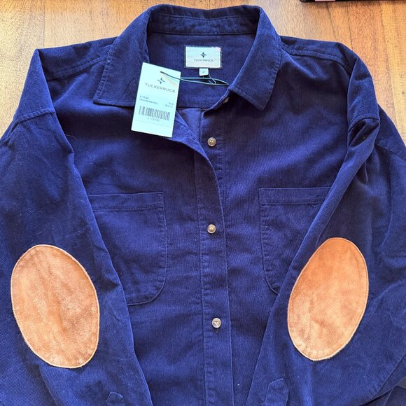 TUCKERNUCK NAVY CORDUROY SHIRT ~ NWT - Picture 2 of 5